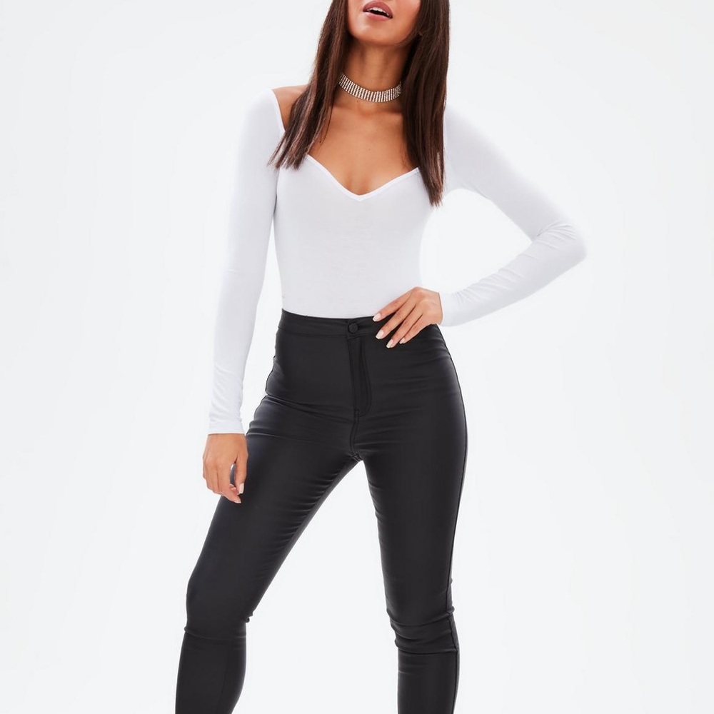 Misguided sweetheart neckline bodysuit